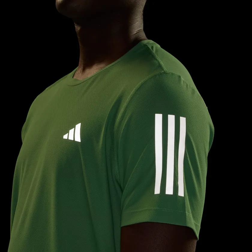 ADIDAS OWN THE RUN TEE - MENS - GREEN