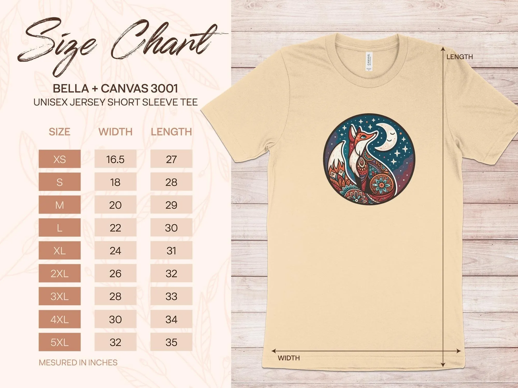Bohemian Fox Sweatshirt, Celestial Moon and Stars, Mandala Animal Art, Unisex Graphic Tee, Nature Inspired Clothing, Boho Chic Top