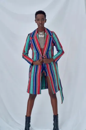 Negassi Aso Oke Jacket and Short Set