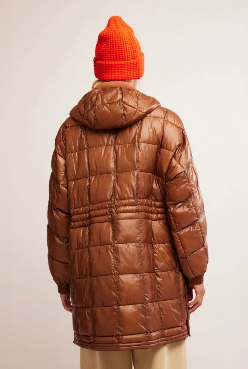 PATRICIA PACKABLE PUFFER Walnut