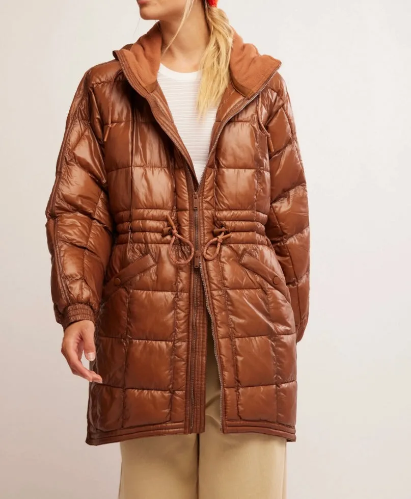 PATRICIA PACKABLE PUFFER Walnut
