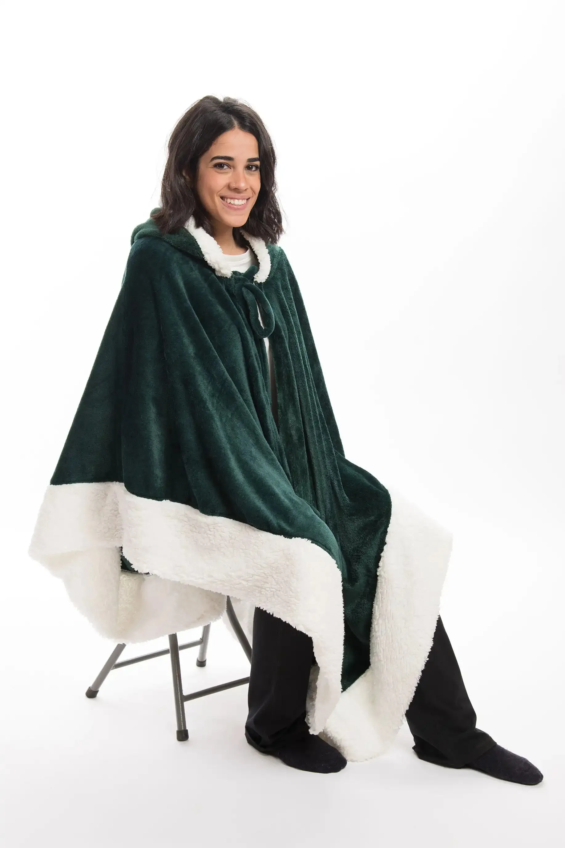 Poncho (Double Sided Fleece and Sherpa)