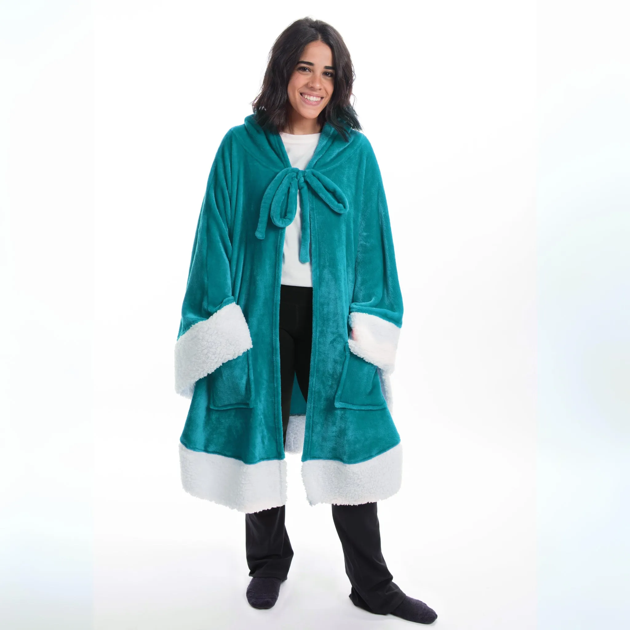 Poncho (Double Sided Fleece and Sherpa)