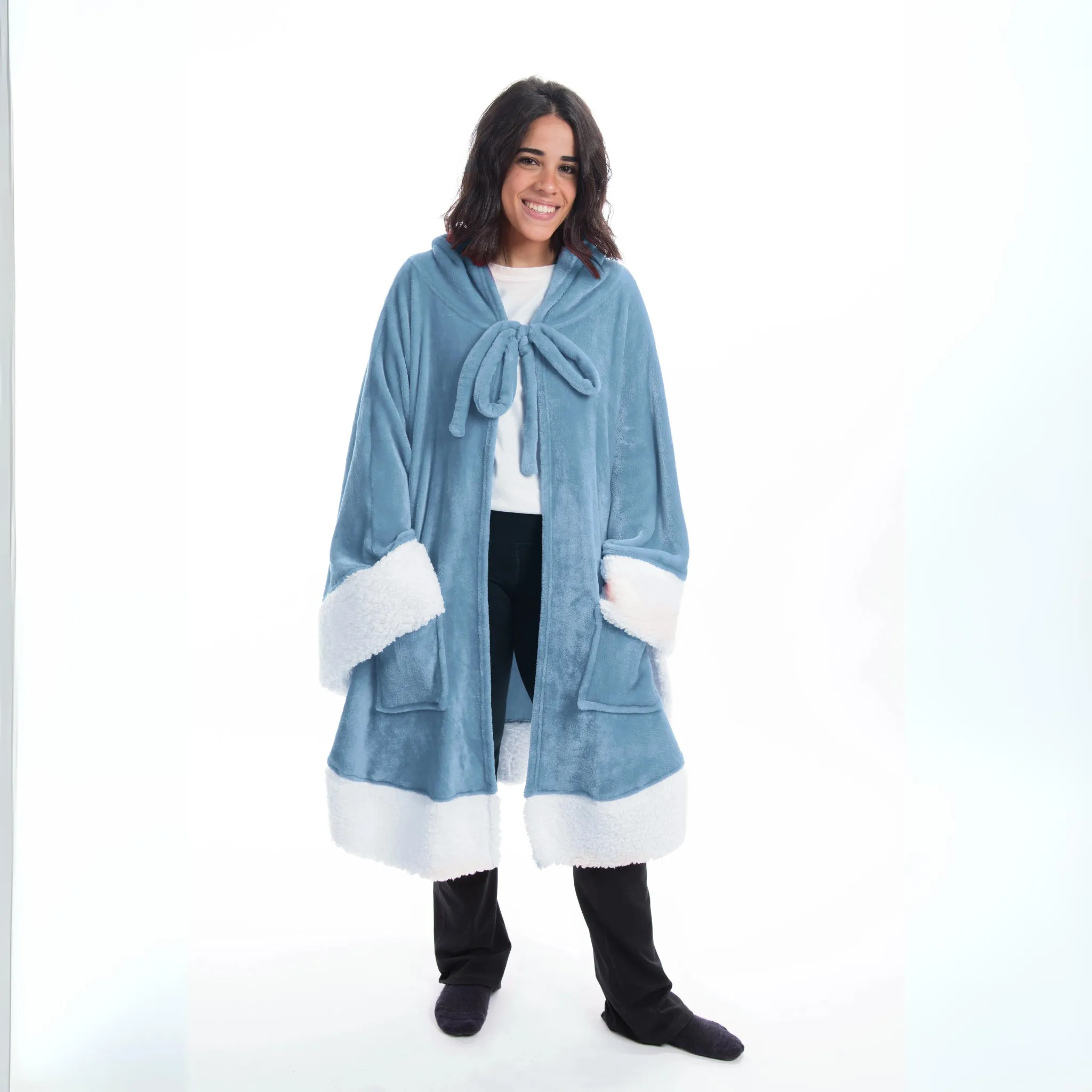 Poncho (Double Sided Fleece and Sherpa)