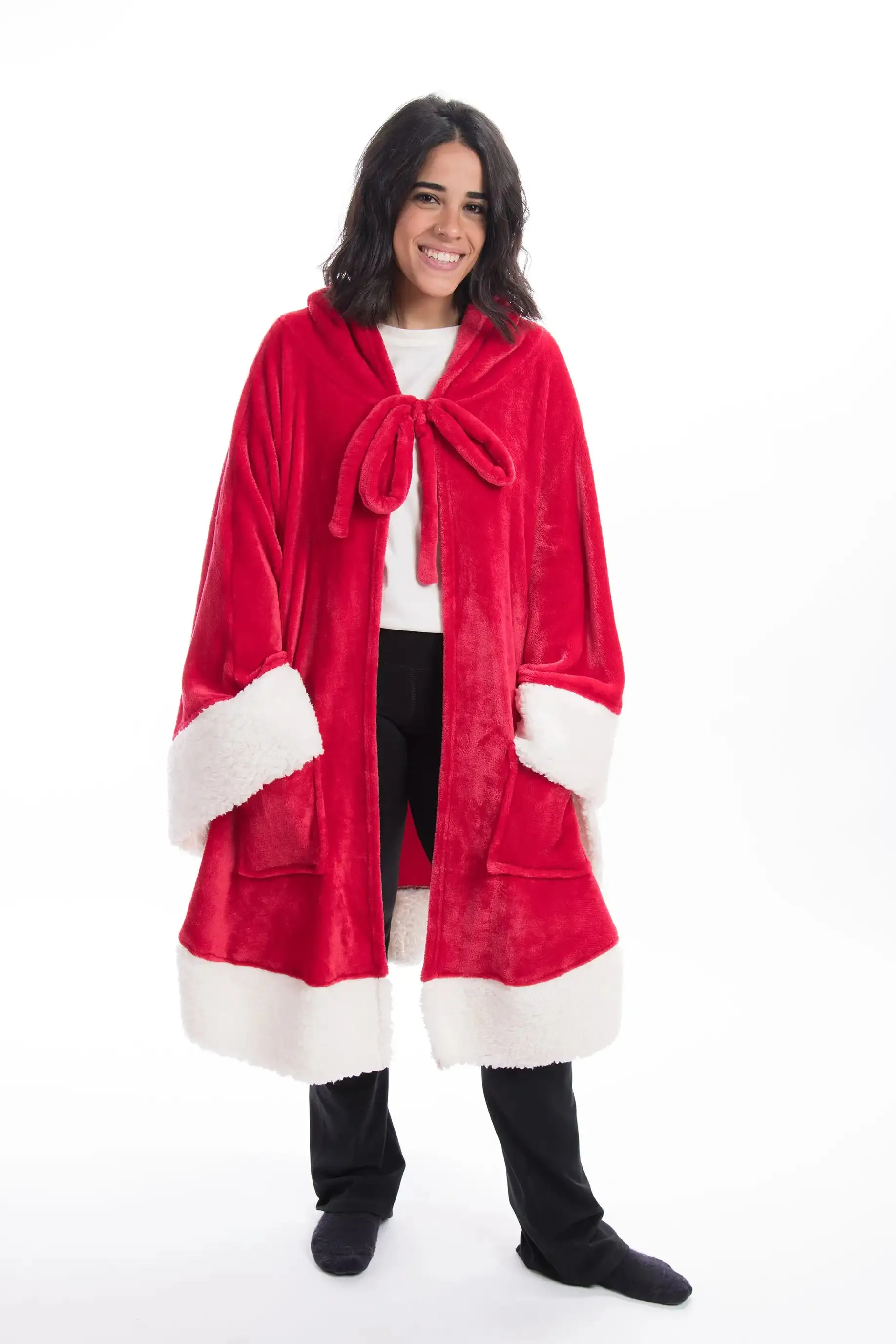 Poncho (Double Sided Fleece and Sherpa)