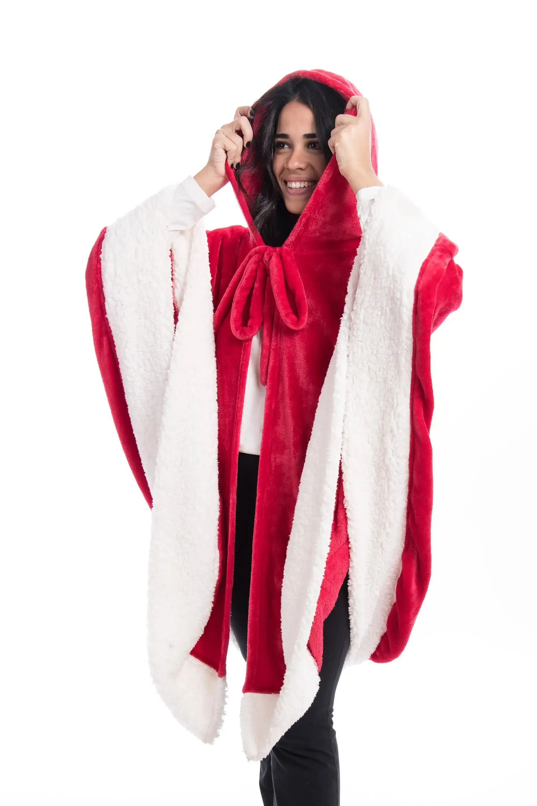 Poncho (Double Sided Fleece and Sherpa)