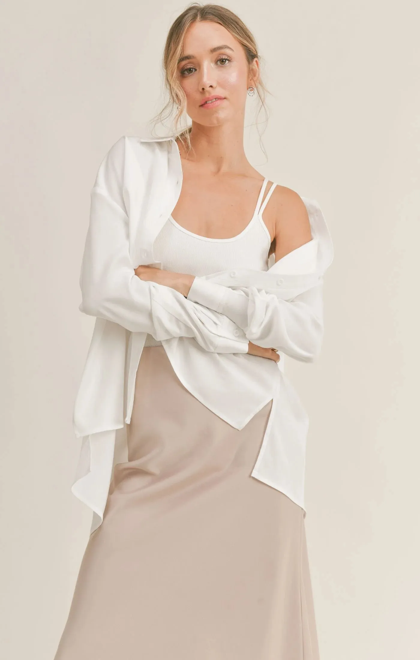 Sadie & Sage Island Breeze Button Down Shirt