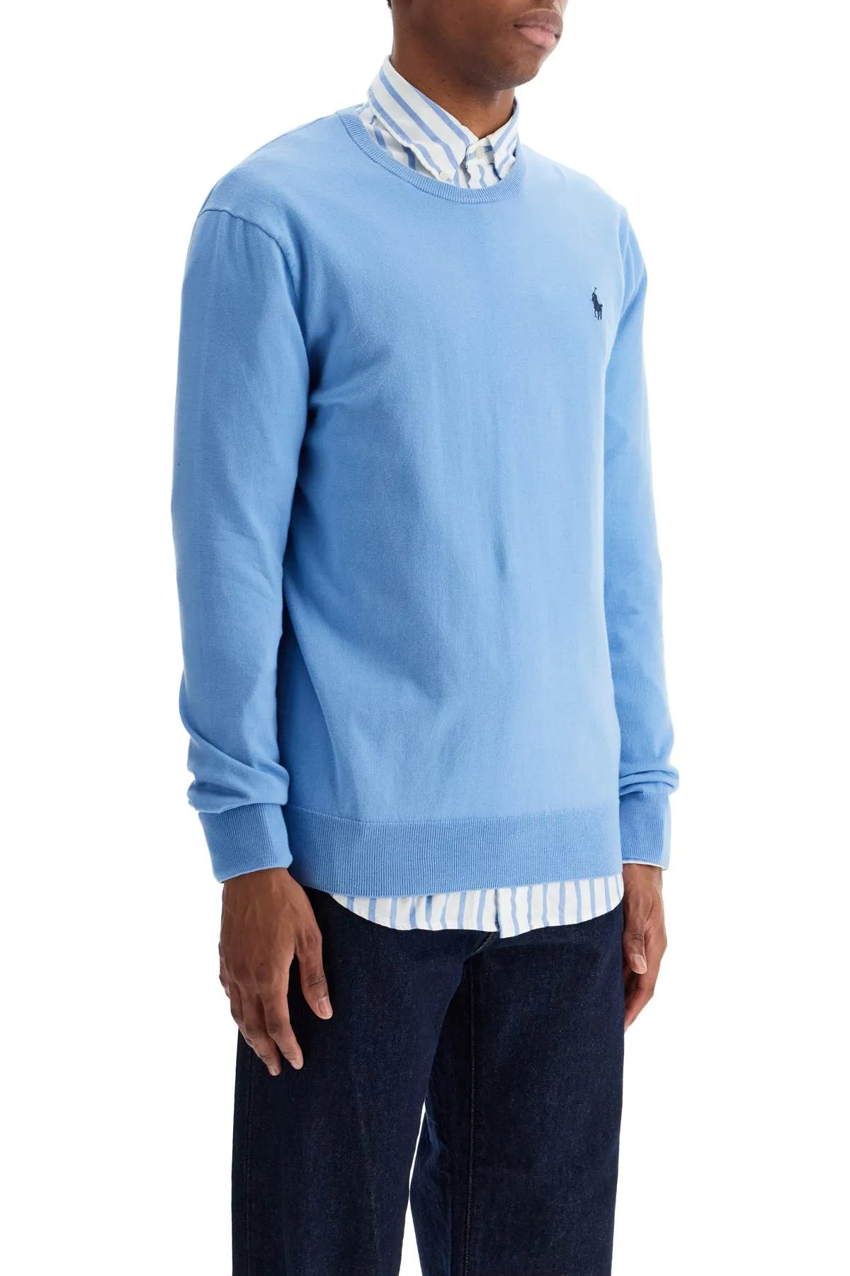 SLIM FIT COTTON SWEATER