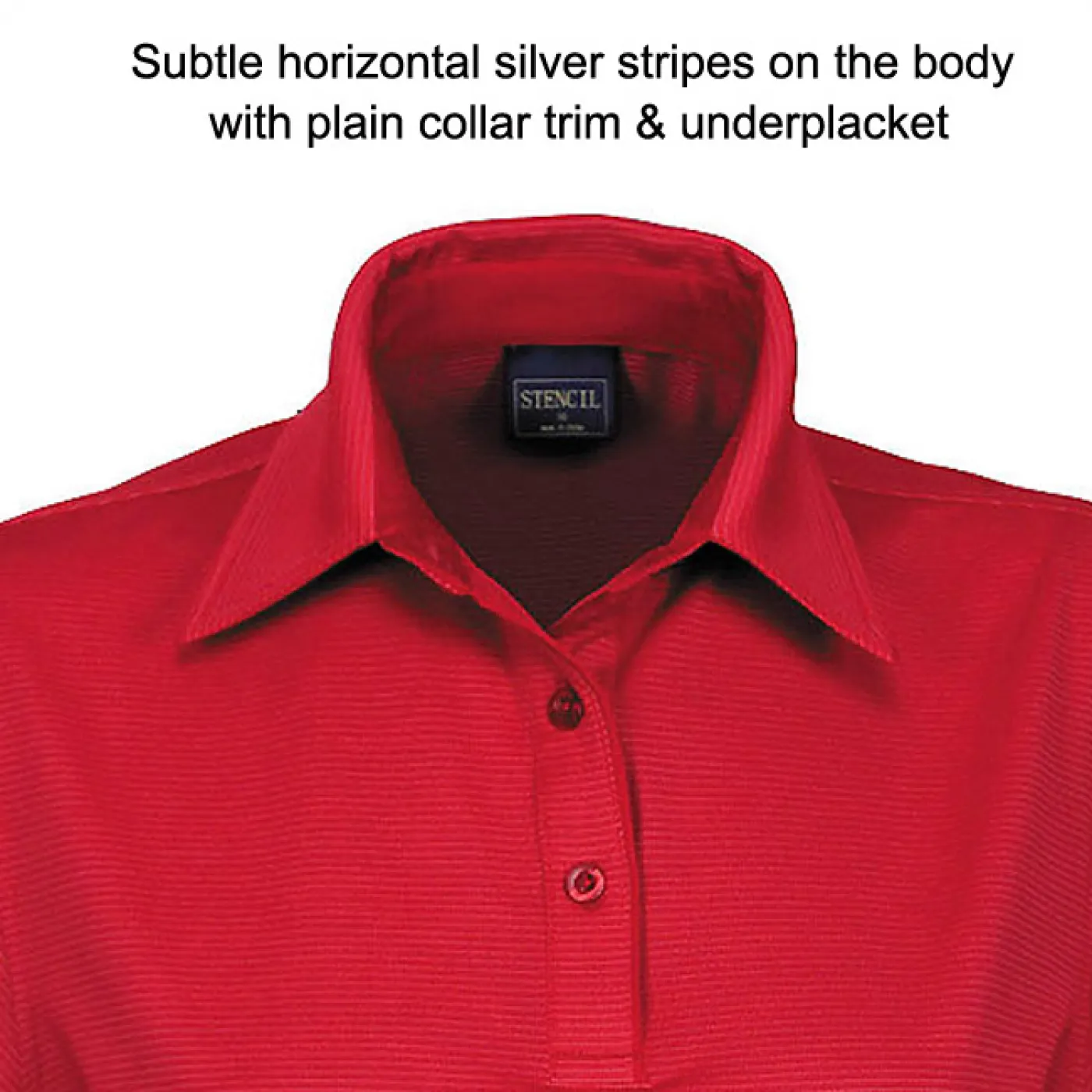 Stencil Silvertech ladies polo