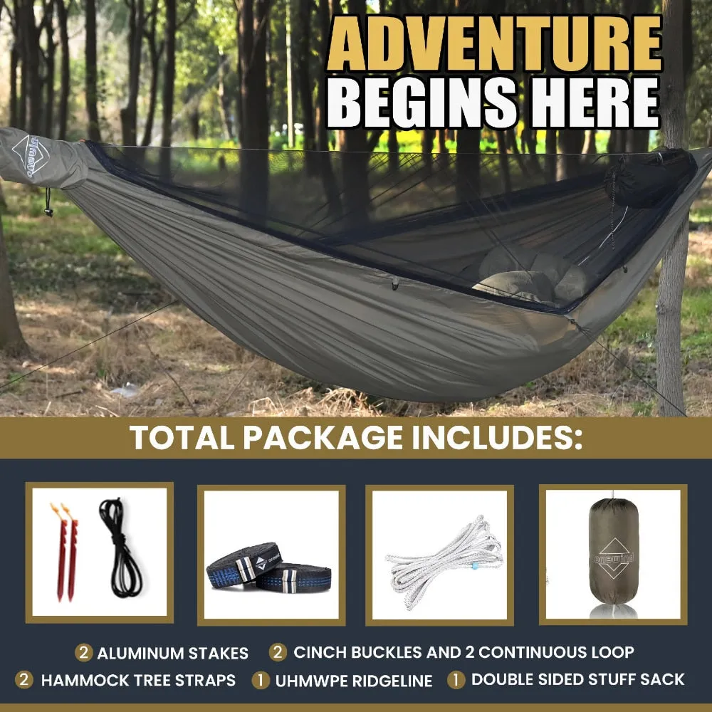 Tempest 11' Zipper Camping Hammock