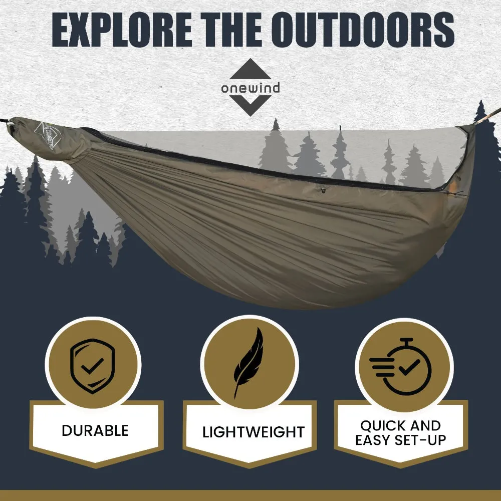 Tempest 11' Zipper Camping Hammock