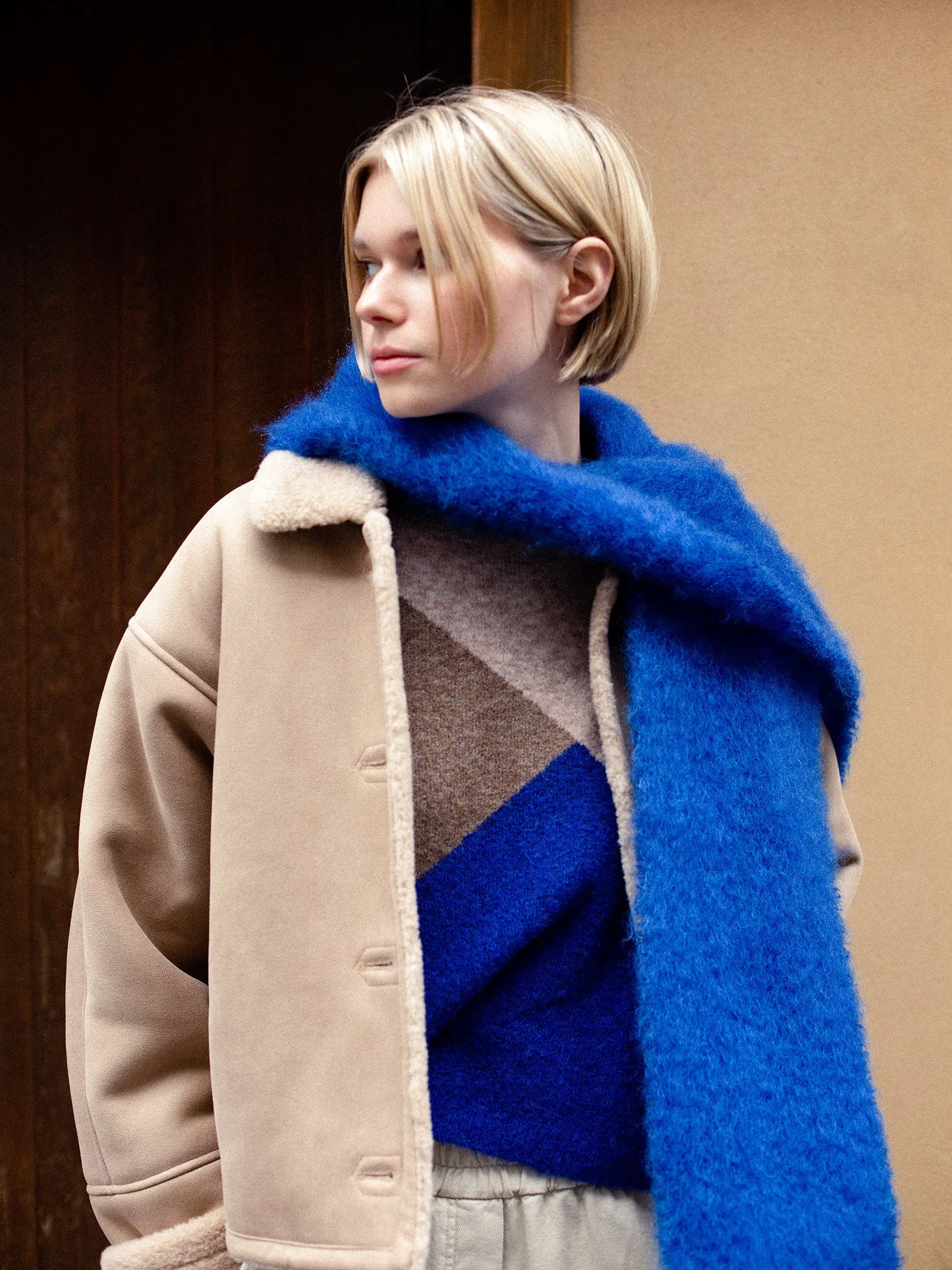 Wool Intarsia Sweater
